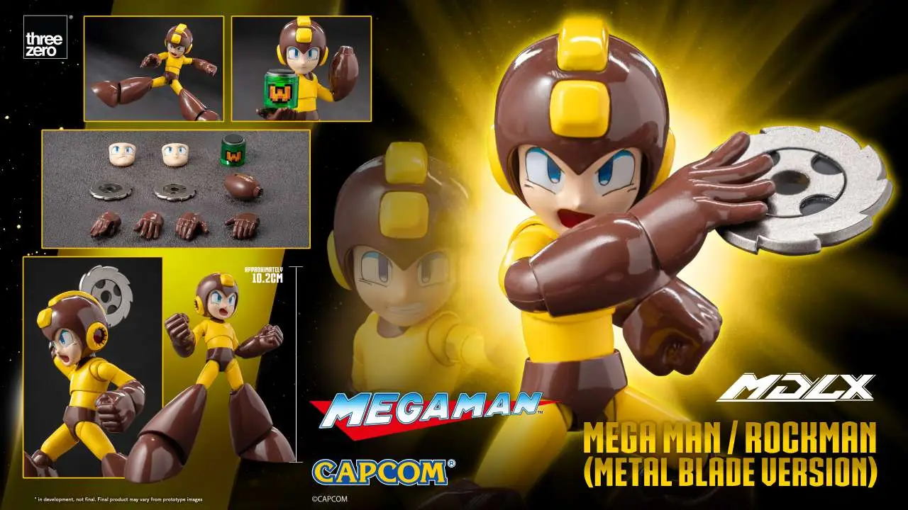 Figurine Mega Man metal blade version mdlx action